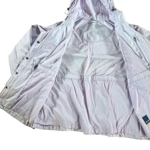L.L.Bean Women’s Hemispheres Waterproof Hooded Rain Jacket 1X Plus Retail $179 - Picture 8 of 15